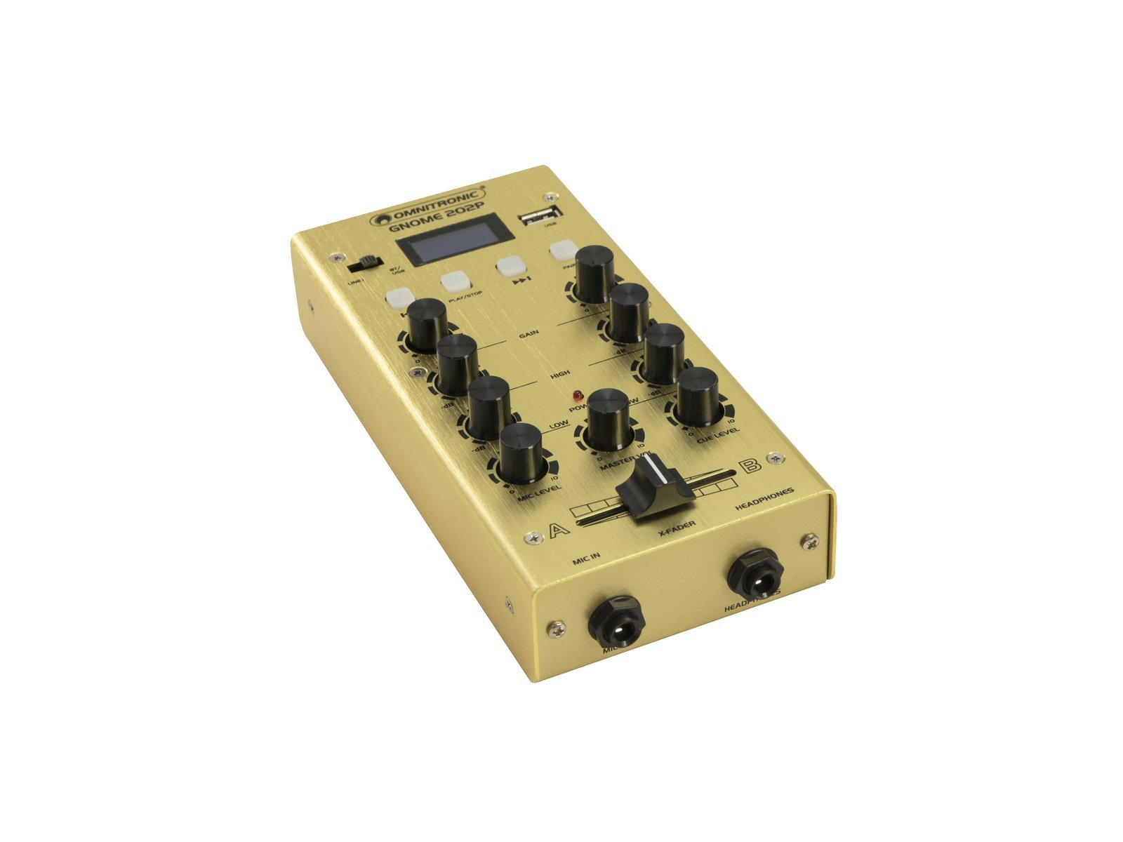 OMNITRONIC GNOME-202 Gold – Image 4