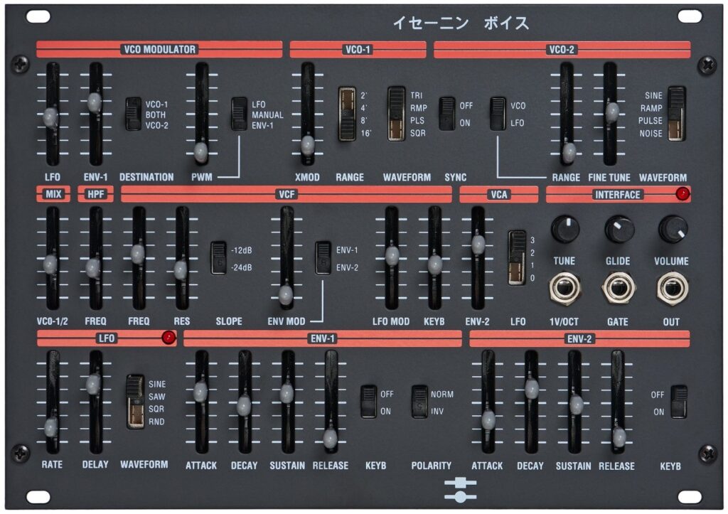 BLACK CORPORATION ISE-NIN Voice Eurorack Module