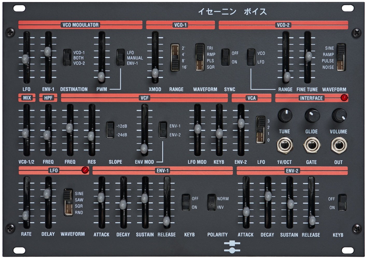 BLACK CORPORATION ISE-NIN Voice Eurorack Module – Image 1