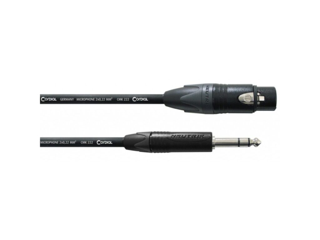 CORDIAL CPM 2.5 FV XLRf - Jack sym.