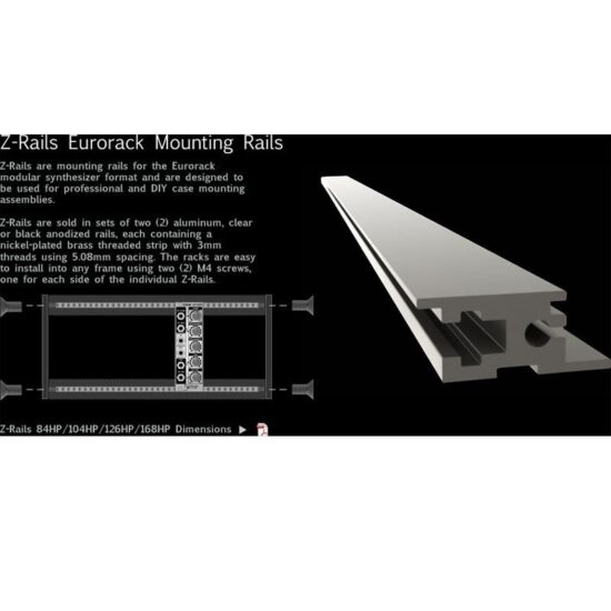 TIPTOP AUDIO Z-RAILS 104HP SILVER – Image 2