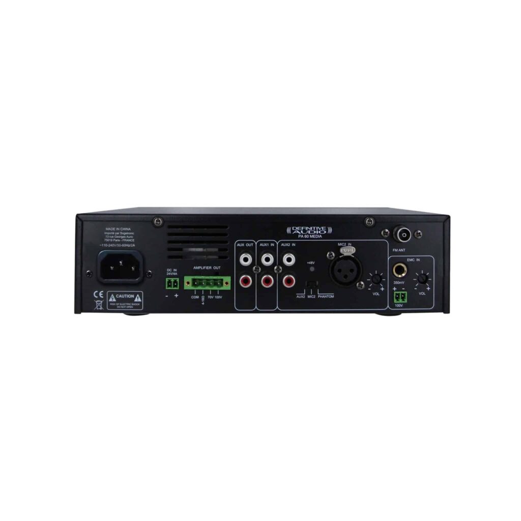 DEFINITIVE AUDIO PA 60 MEDIA