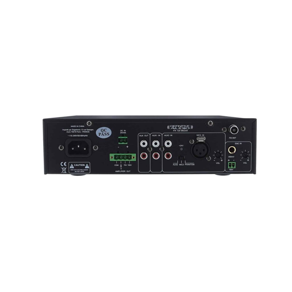 DEFINITIVE AUDIO PA 120 MEDIA