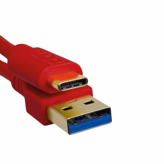 Cable UDG USB 3.0 C-A Rouge Droit 1,5m – Image 2