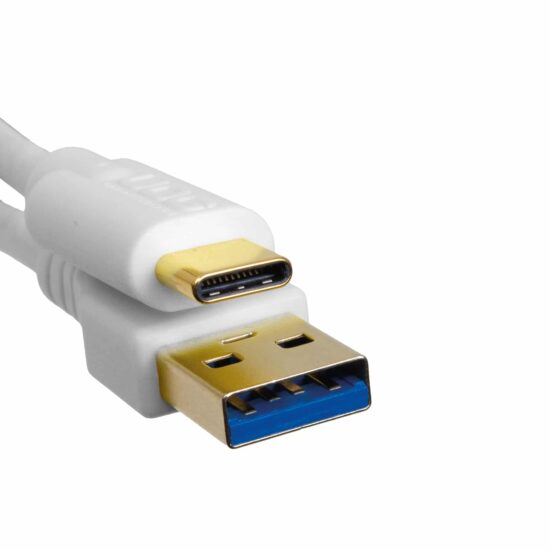 Cable UDG USB 3.0 C-A Blanc Droit 1,5m – Image 2