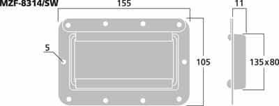 Monacor MZF-8314/SW