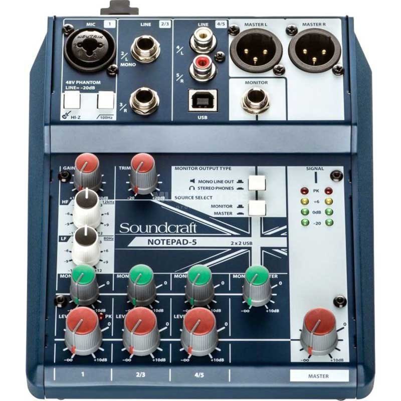 Soundcraft Notepad 5