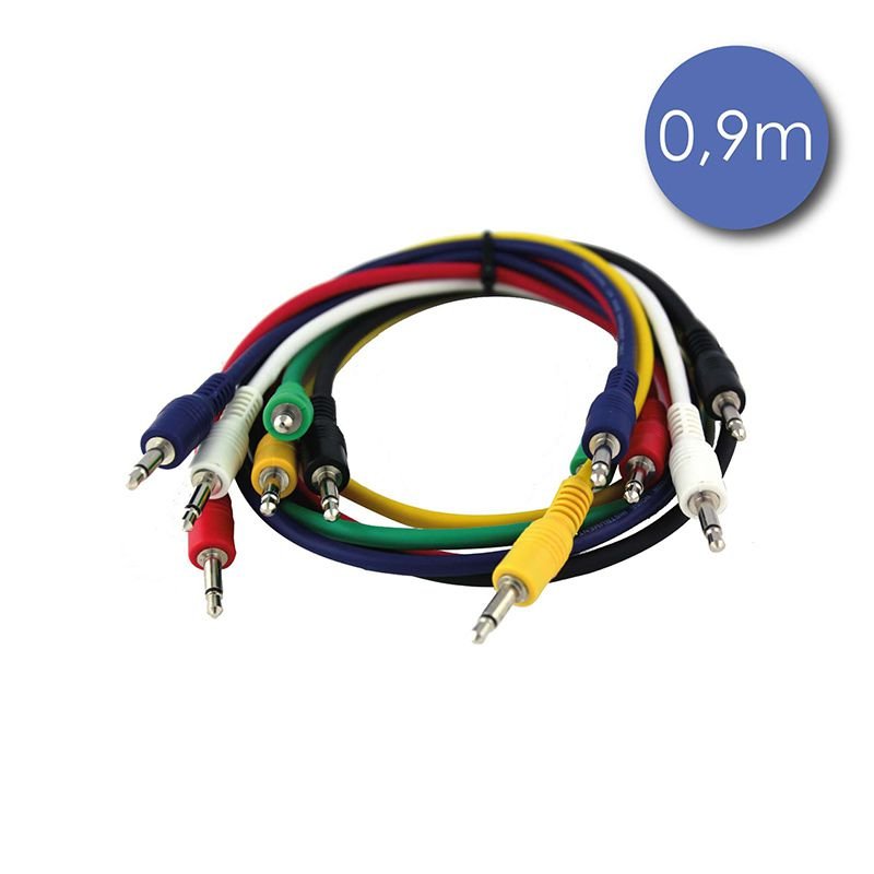 Pack de câble mini jack Mono 90cm.