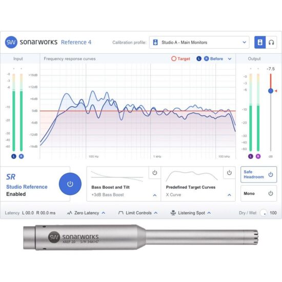 Sonarworks Reference 4 Studio Edition avec Microphone – Image 1