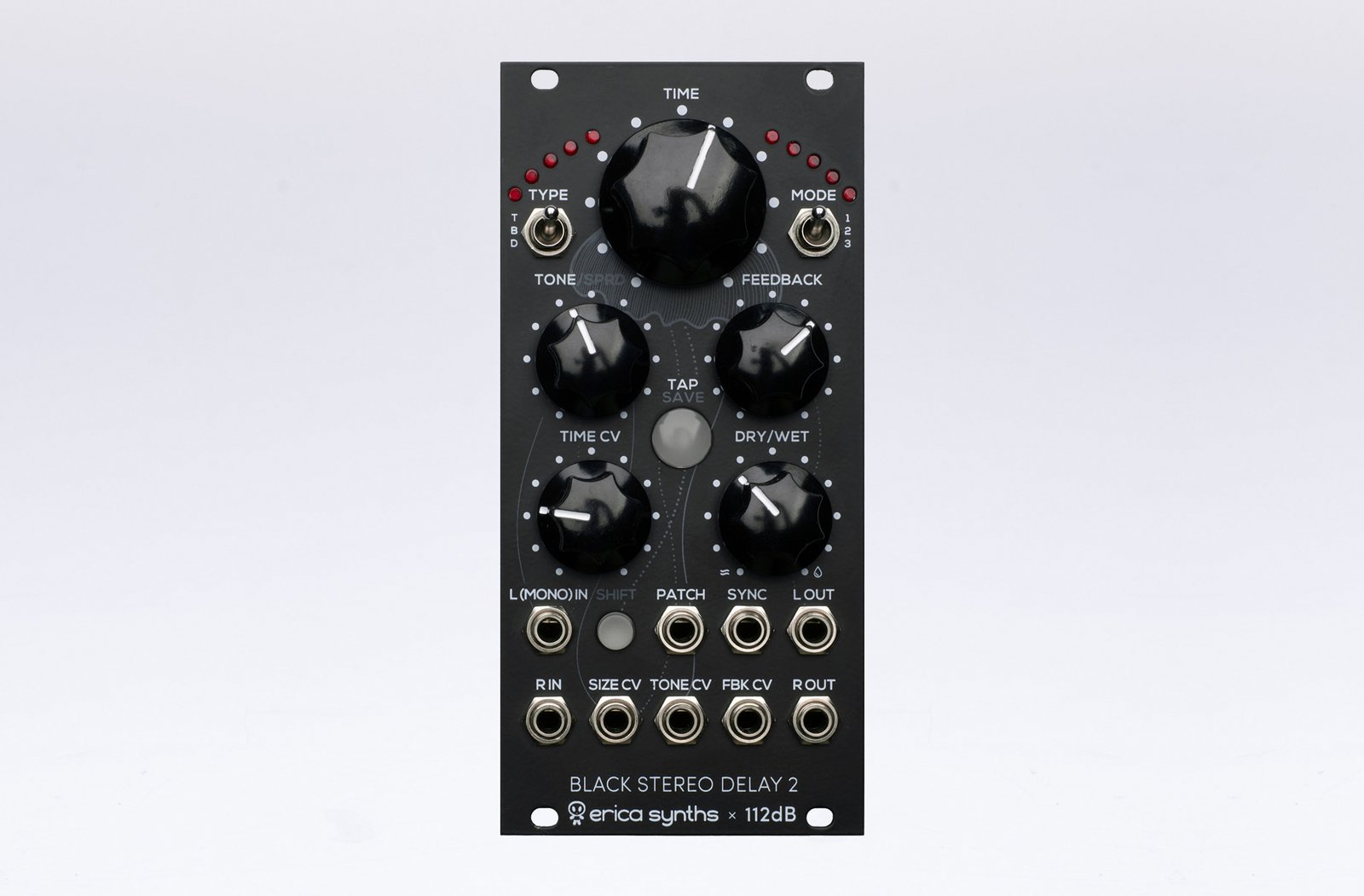 ERICA SYNTHS Black Stereo Delay2 – Image 1