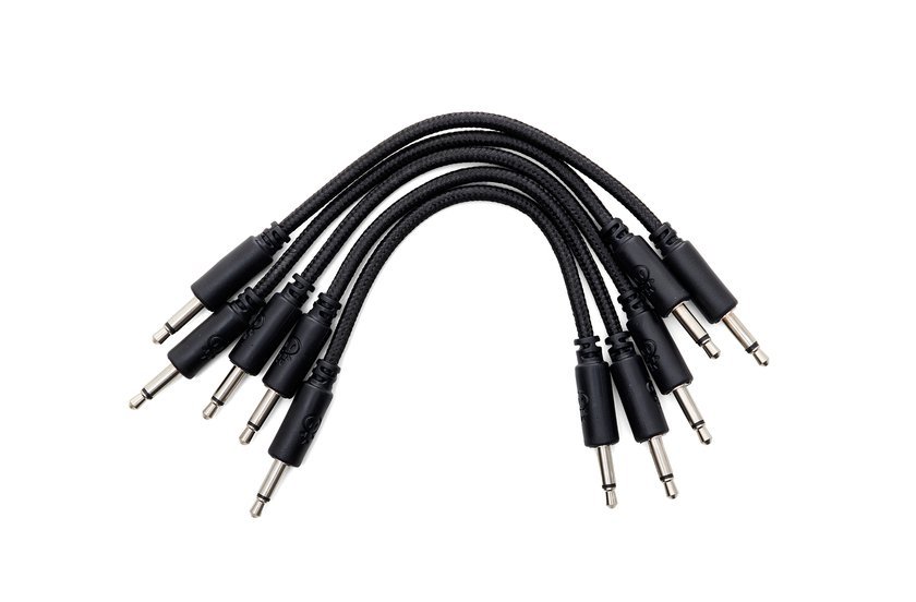 ERICA SYNTHS Cable Patch 30 Cm ( 5 pieces ) Noir
