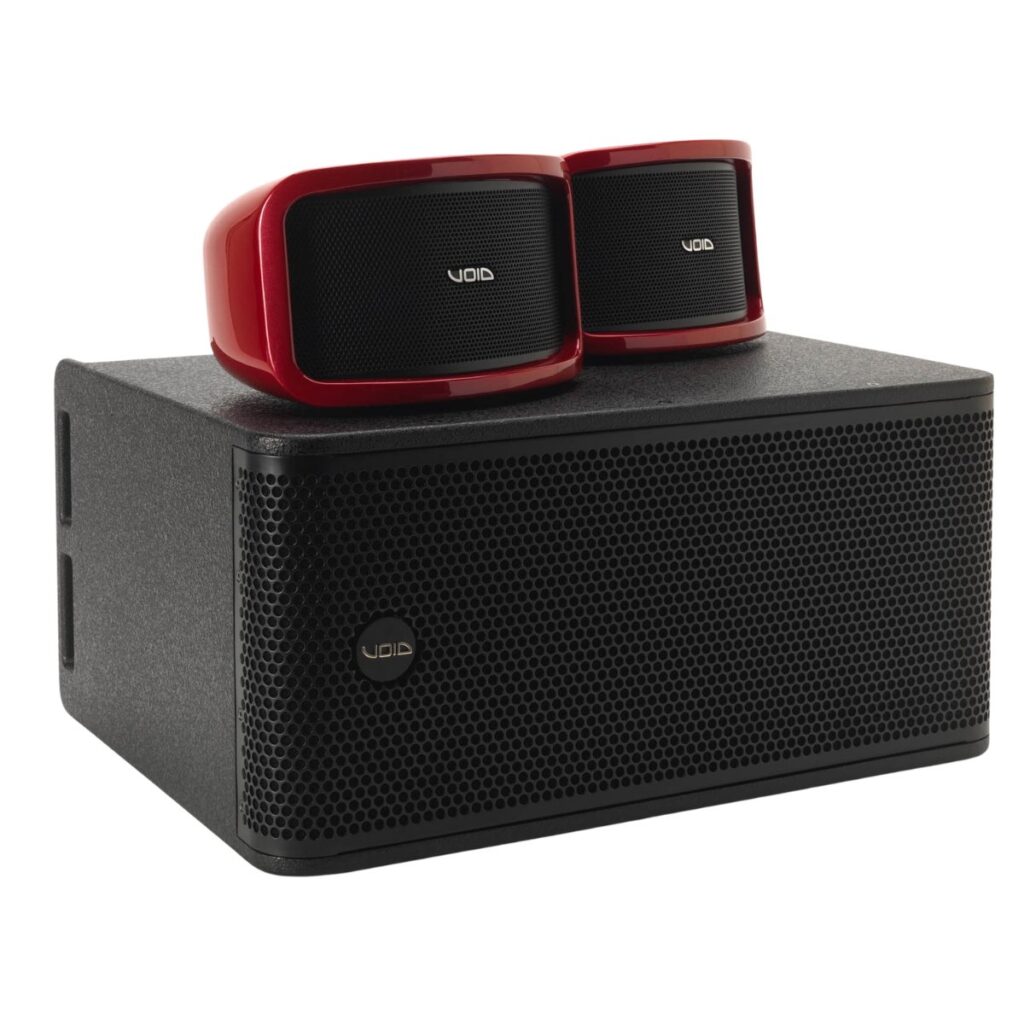 VOID Système 1 – Cyclone 55 avec caisson amplifié Venu 210i V2