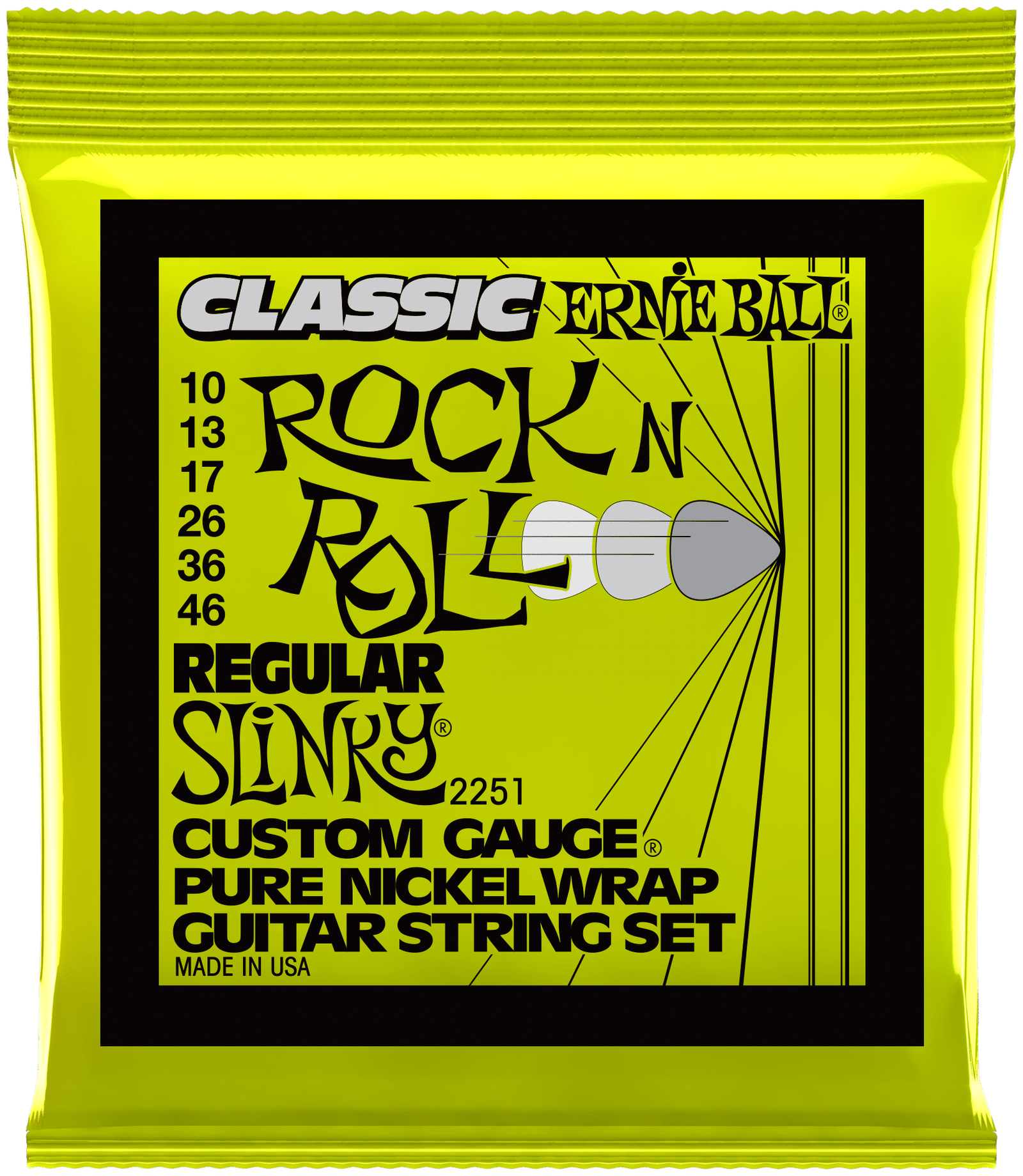 ERNIE BALL, Slinky Rock'N'Roll, Regular 10-46 – Image 1