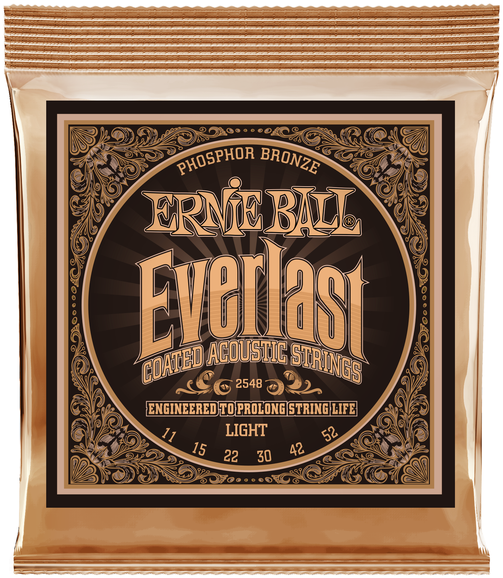 ERNIE BALL, Acoustique, Everlast Phosphor Bronze, Light 11-52 – Image 1