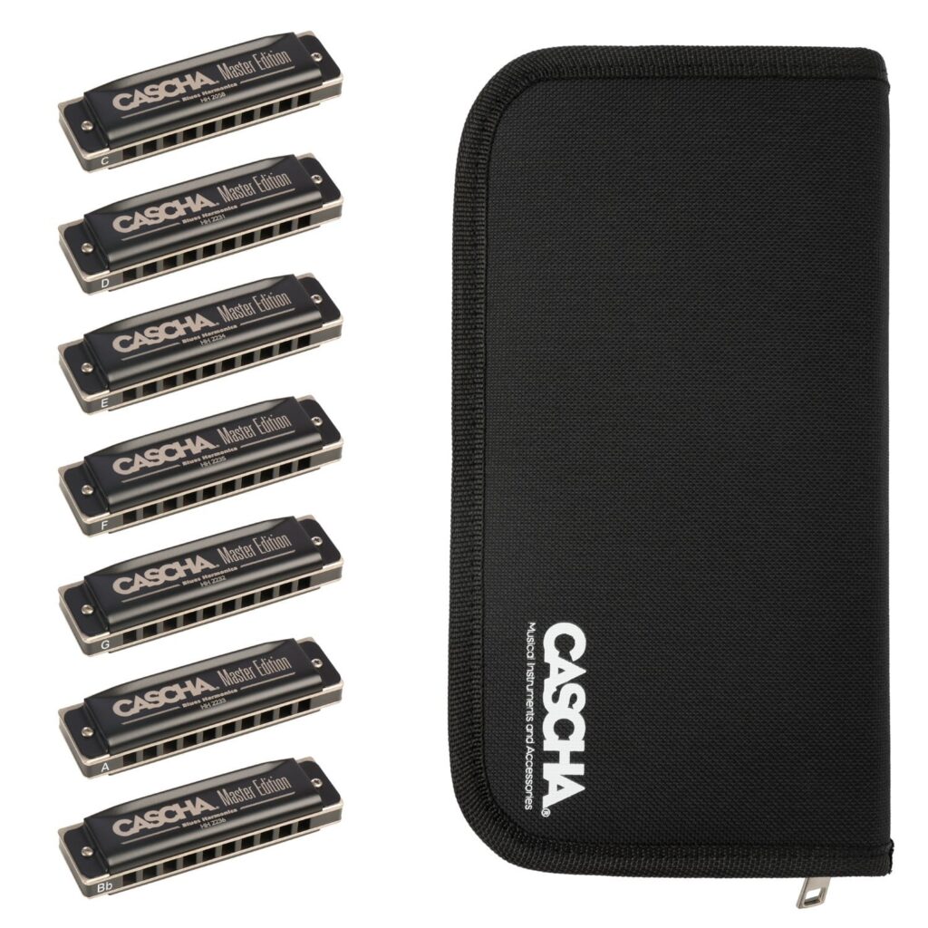 Harmonica Cascha Master Edition Blues en 7 tonalités