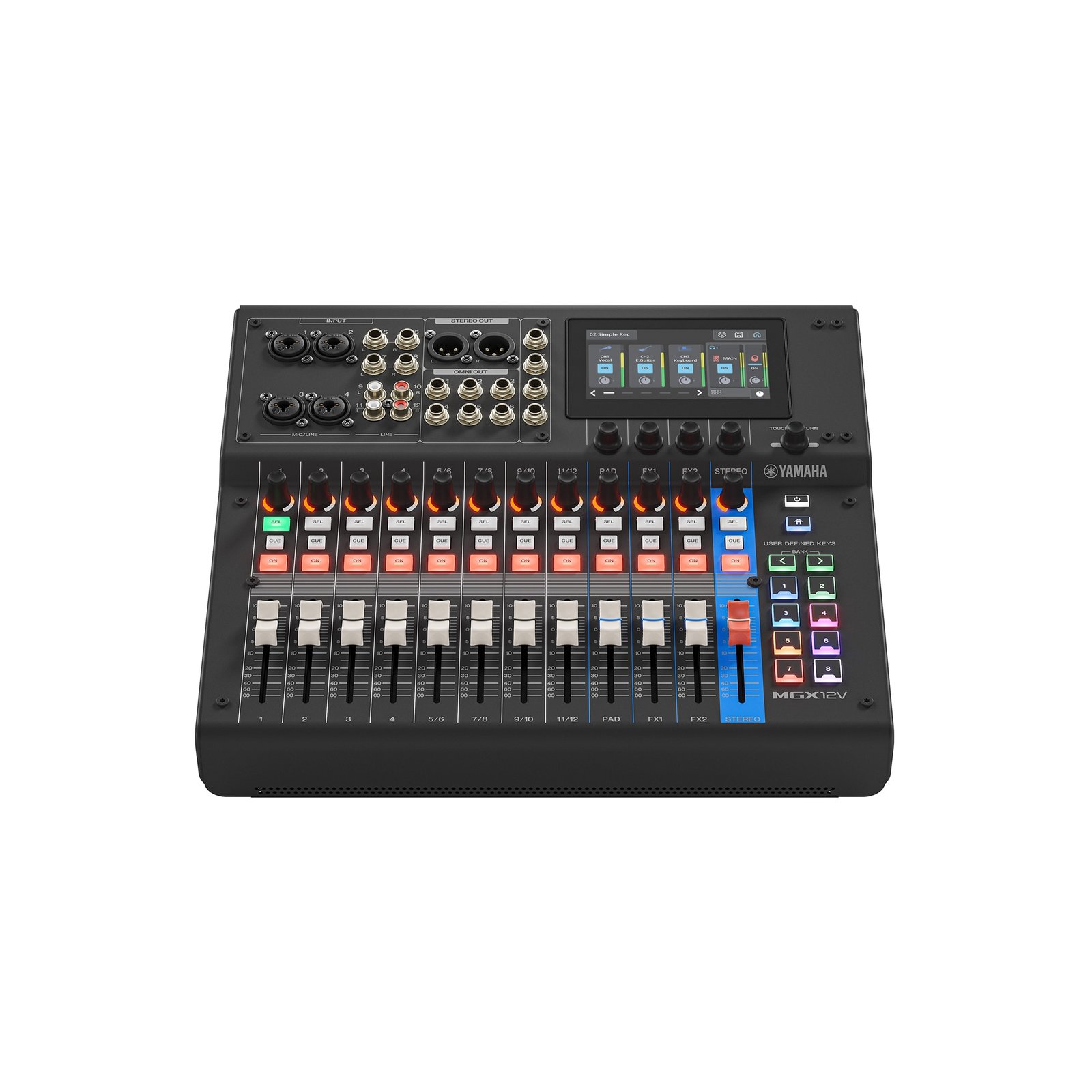 YAMAHA MGX12V Black – Image 2