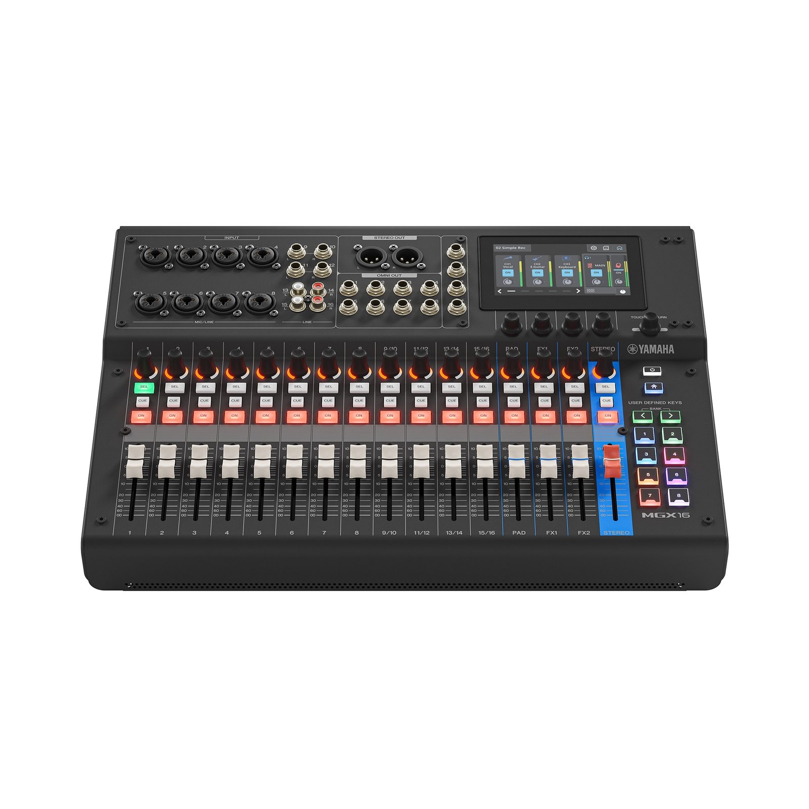 YAMAHA MGX16 Black – Image 2
