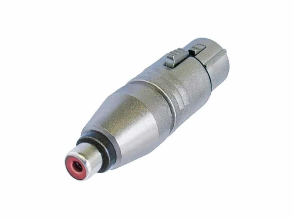 NEUTRIK NA 2 FPMF - Adaptateur XLR 3 pôles femelle - Cinch (RCA)