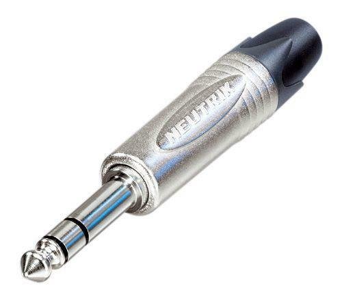 NEUTRIK NP 3 X Fiche jack stereo, Nickel