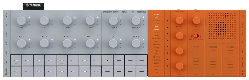 Yamaha SeqTrack Orange