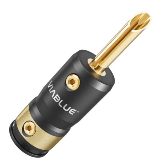 VIA BLUE T8 * BANANA PLUG / 2 pairs – Image 1