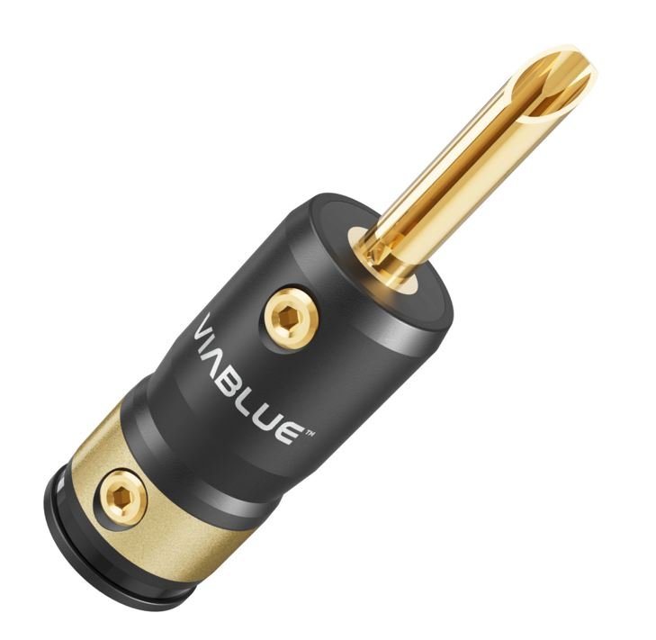VIA BLUE T8 * BANANA PLUG / 2 pairs