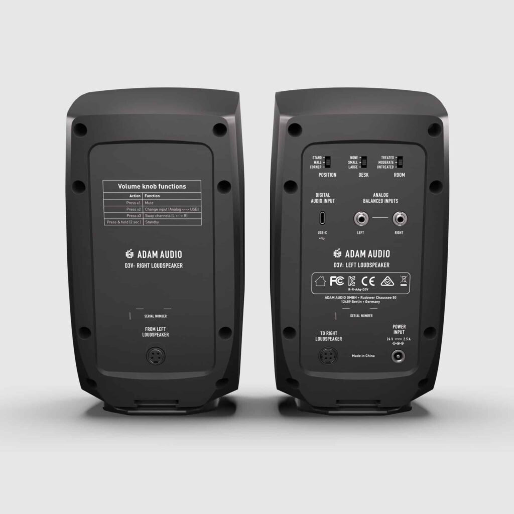 ADAM AUDIO D3V Noir