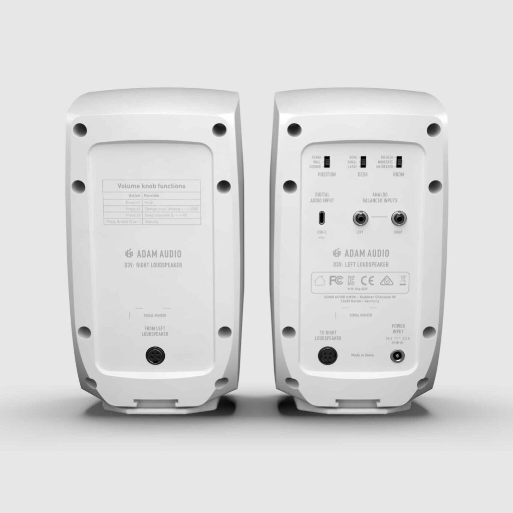 ADAM AUDIO D3V Blanc
