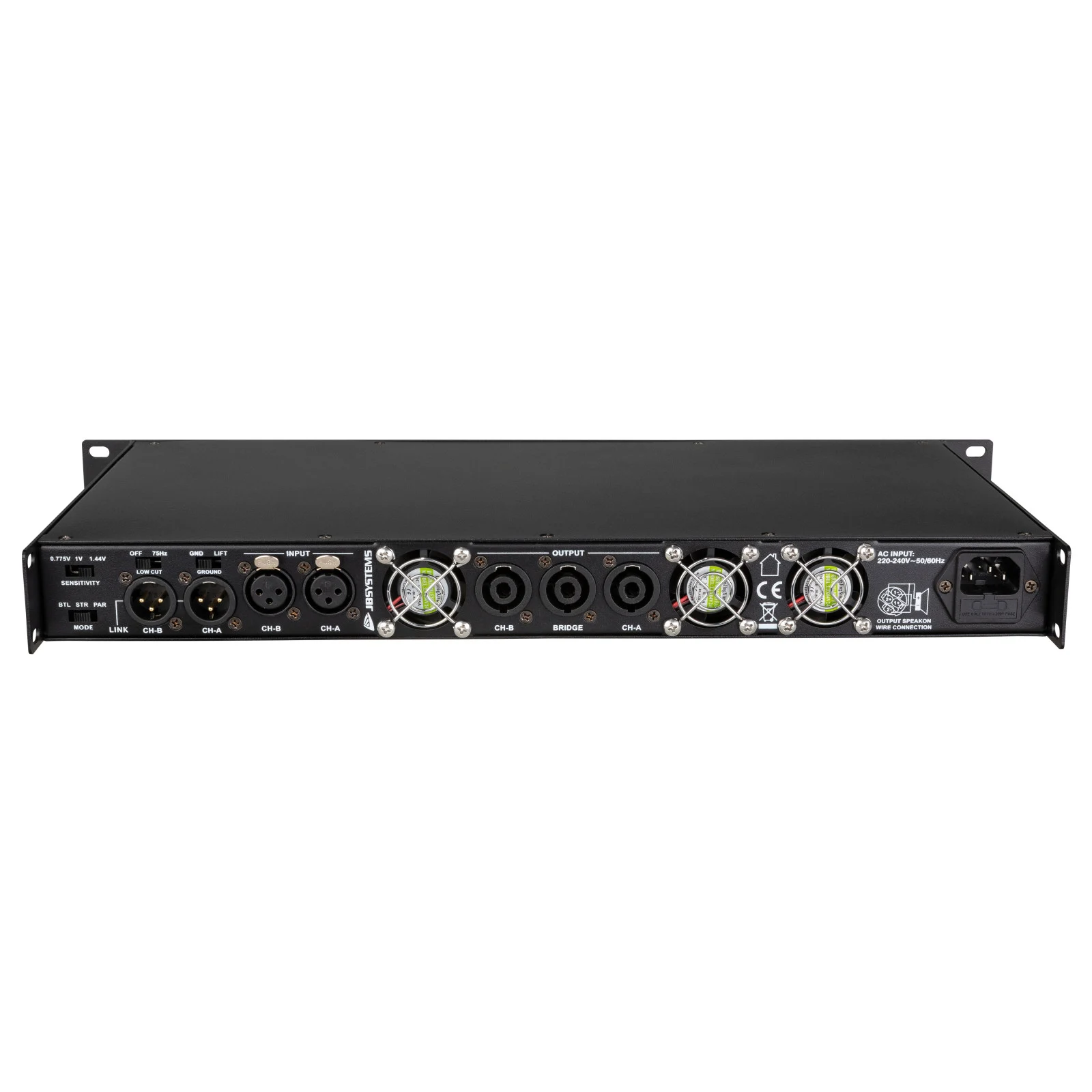 JB SYSTEMS AMP400.2 Mk2 – Image 3