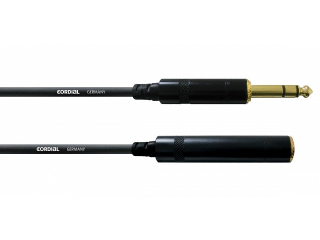 CORDIAL CFM 5 VK prolongation Jack stereo, 5m