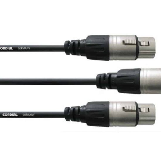 CORDIAL CFY 0.3 MFF - Y- XLR, 0.3m – Image 1