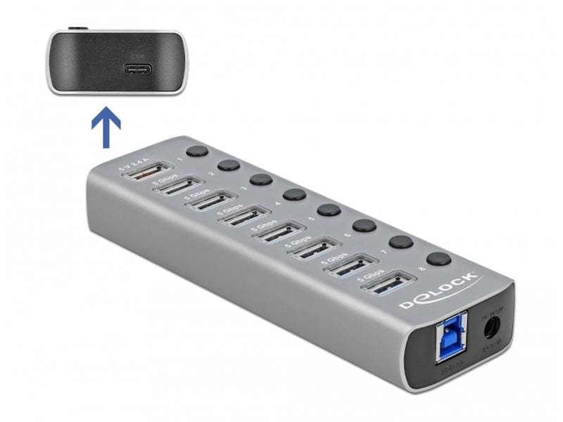 Delock Hub USB 63264 USB 3.0 - 7x USB-A