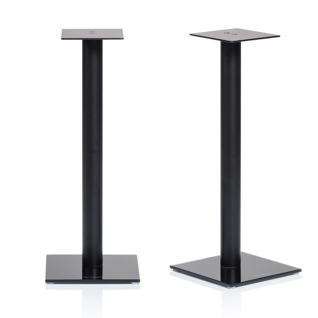 Norstone Stand HP Epur NOIR satin - Métal/Verre (paire) – Image 1