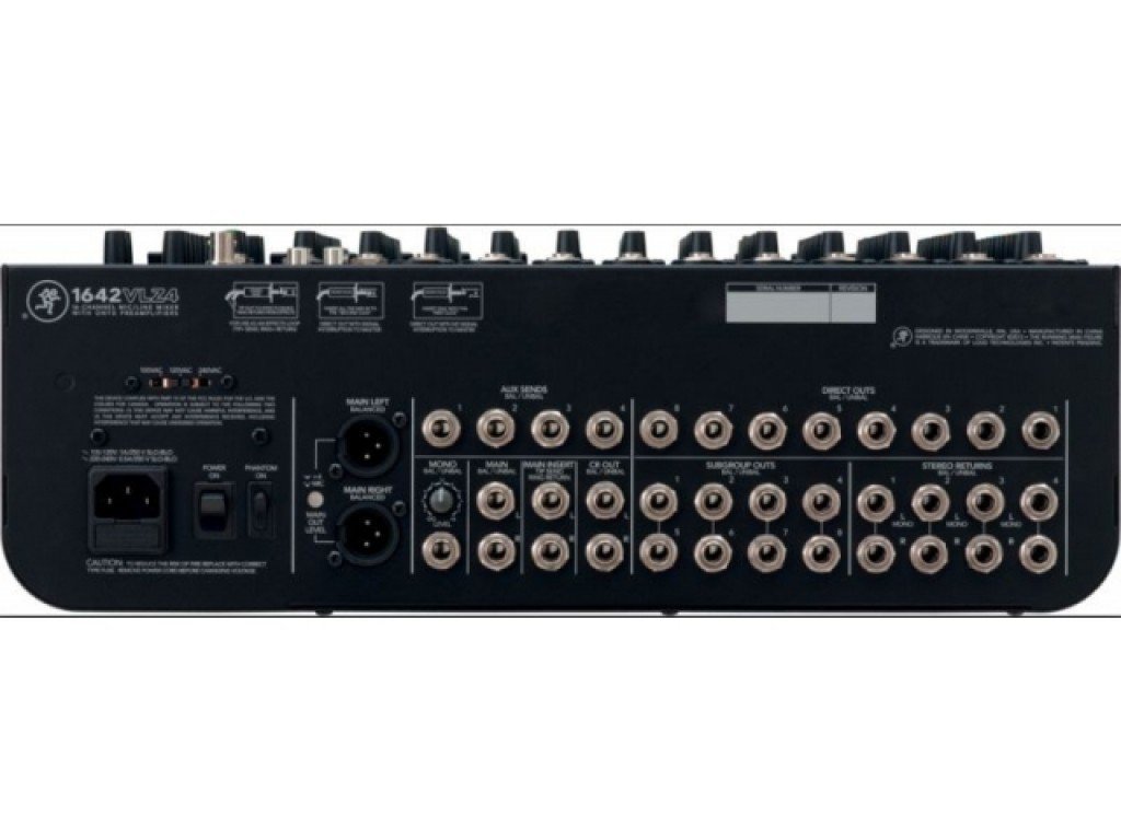 MACKIE 1642VLZ4 table de mixage 16 canaux