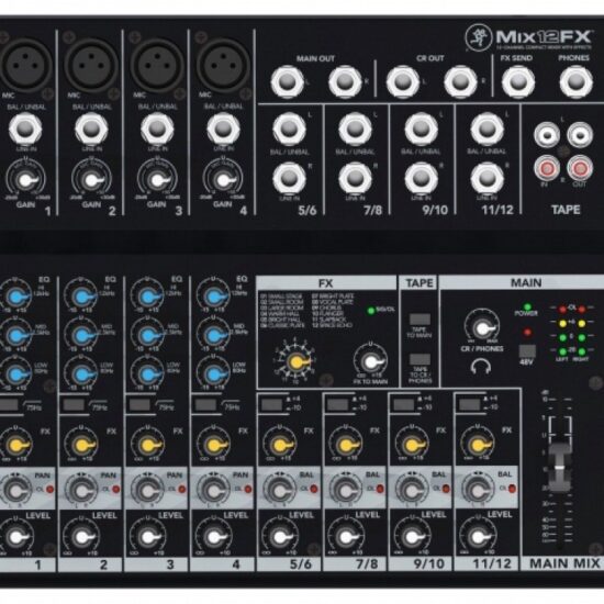MACKIE Mix12FX, table de mixage 12 canaux , avec effets – Image 1