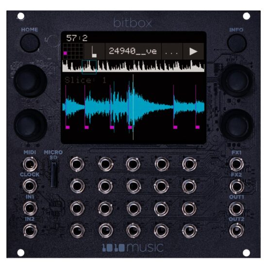 1010 Music Bitbox mk2 – Intuitive Sampling Module Noir – Image 1