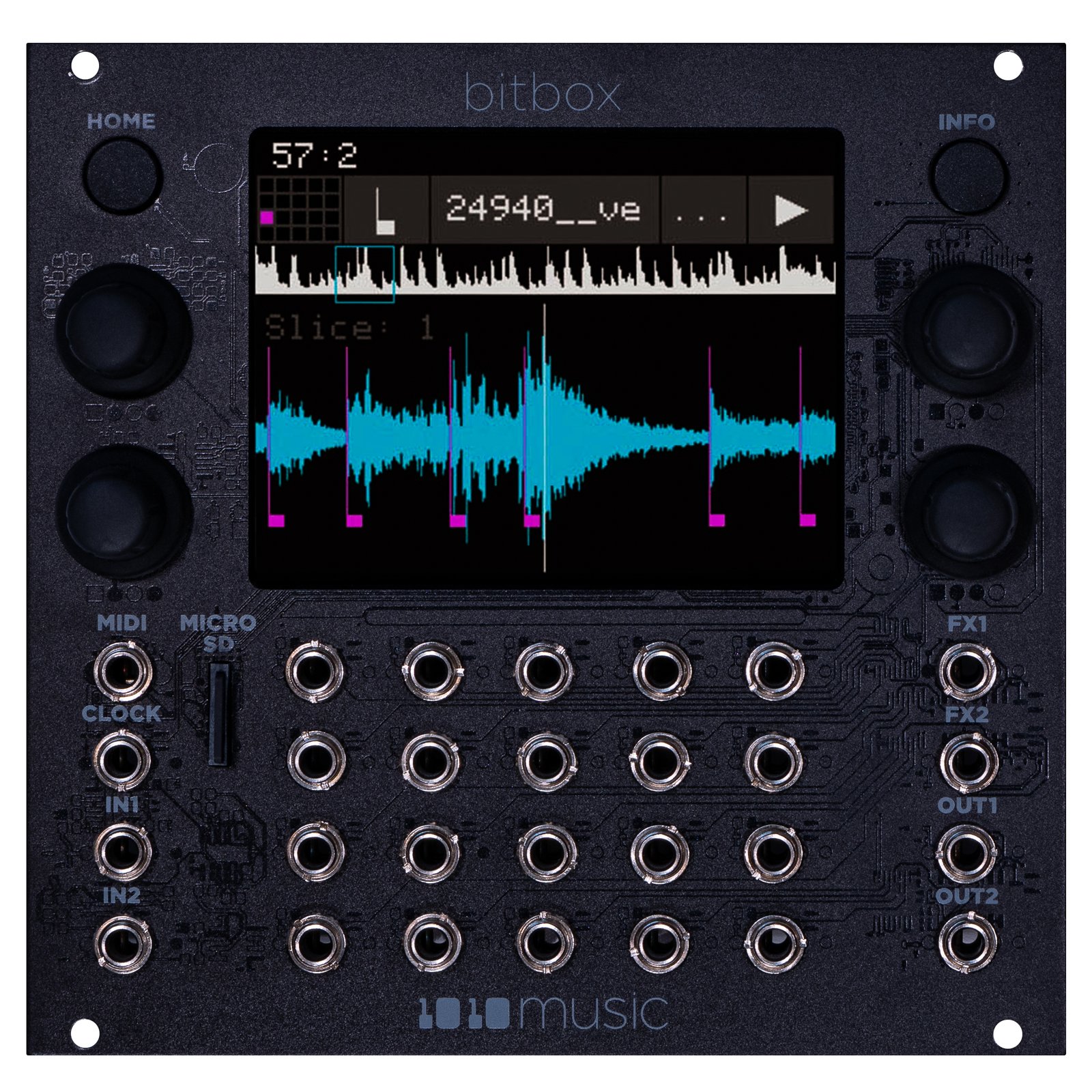 1010 Music Bitbox mk2 – Intuitive Sampling Module Noir – Image 1