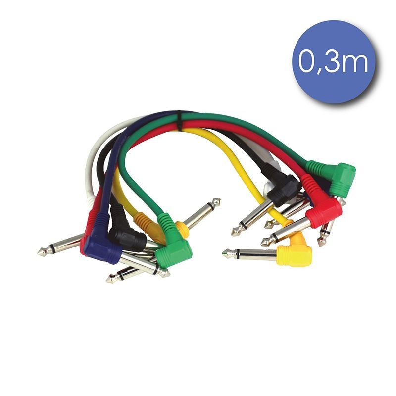 Pack câbles coudé 30cm