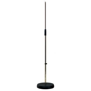 Pied de microphone base ronde