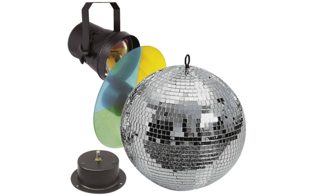 SHOWTEC Kit boule à facettes 30 cm.