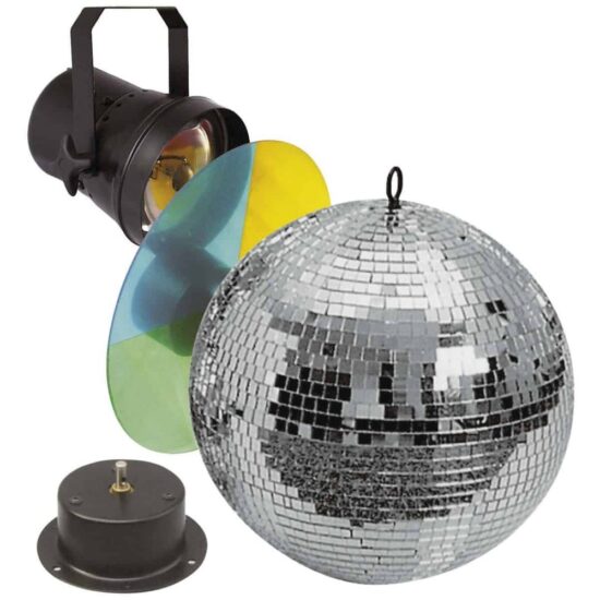 SHOWTEC Kit boule à facettes 30 cm. – Image 1