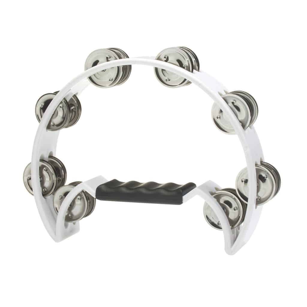 STAGG Tambourine Half Moon Blanc