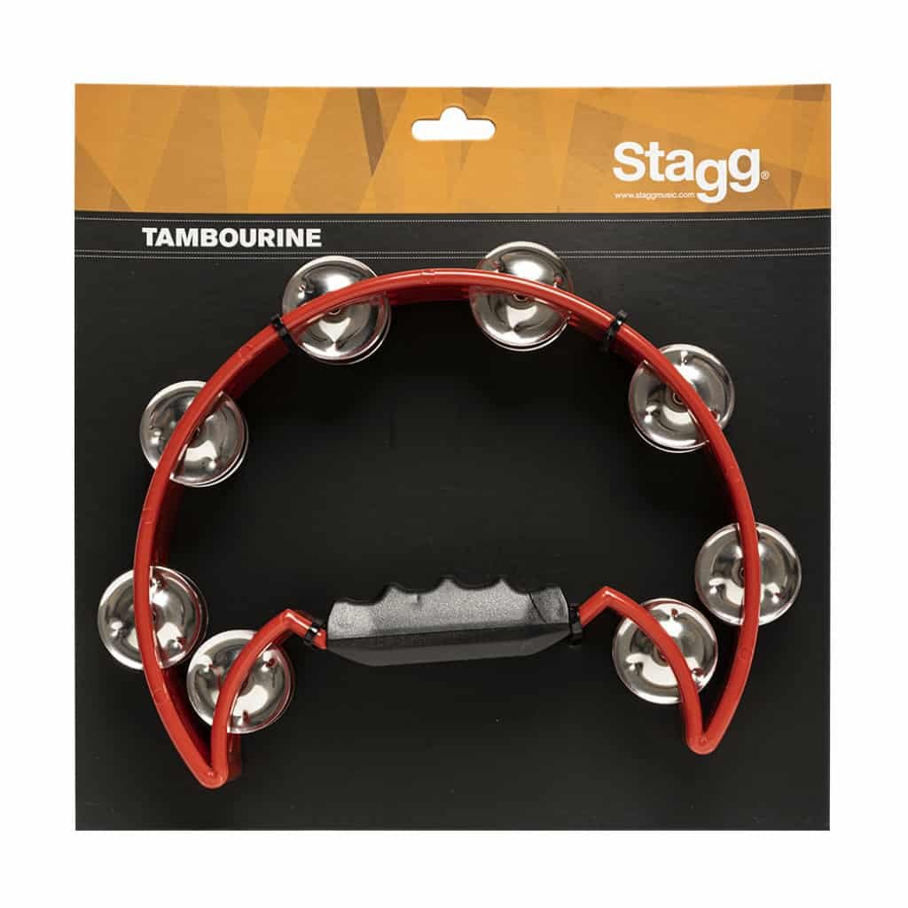 STAGG Tambourine Half Moon Rouge
