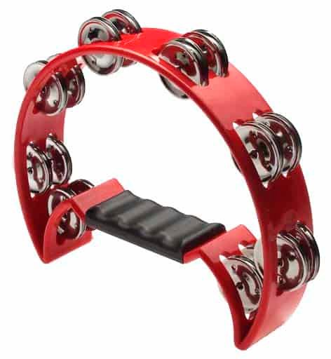 STAGG Tambourine Half Moon Rouge – Image 2