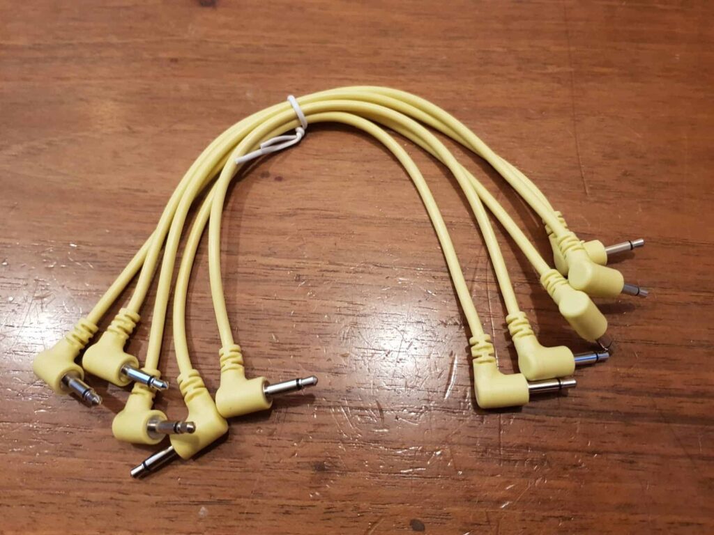 TopKabl patch 20 cm Coudé Jaune (5 pièces)