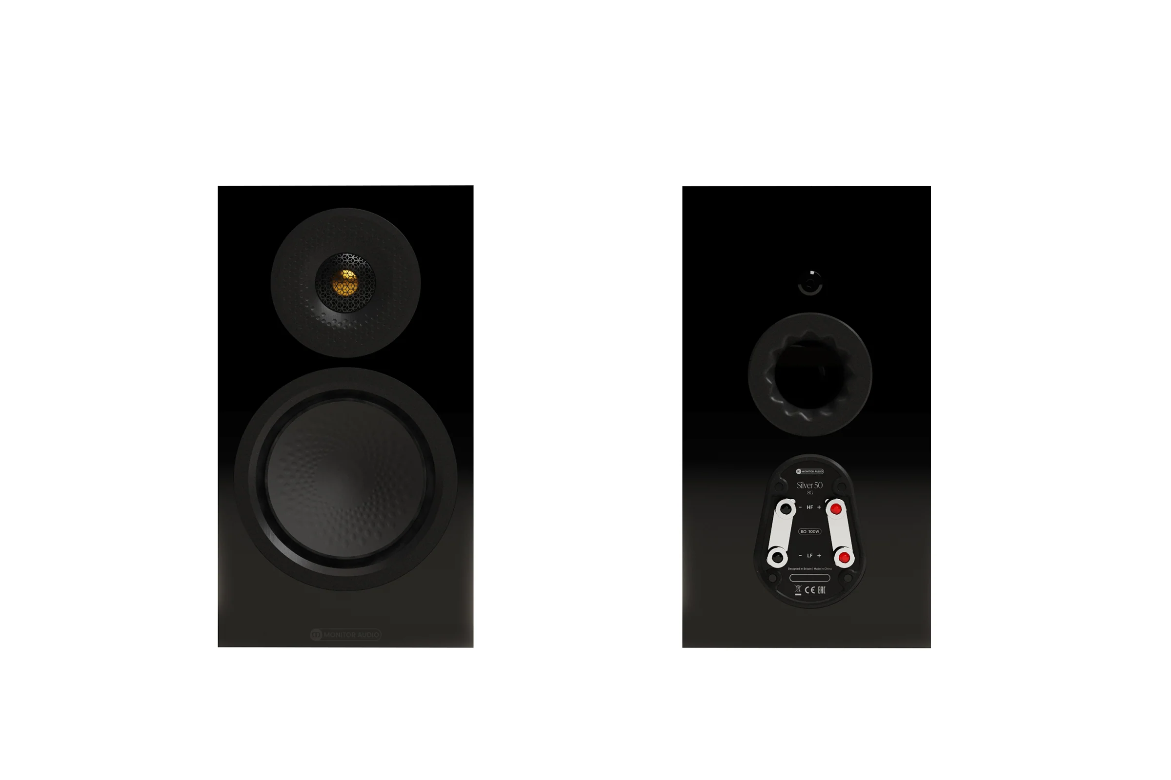 Monitor Audio Argent 50 8G Noir Brillant (paire) – Image 2