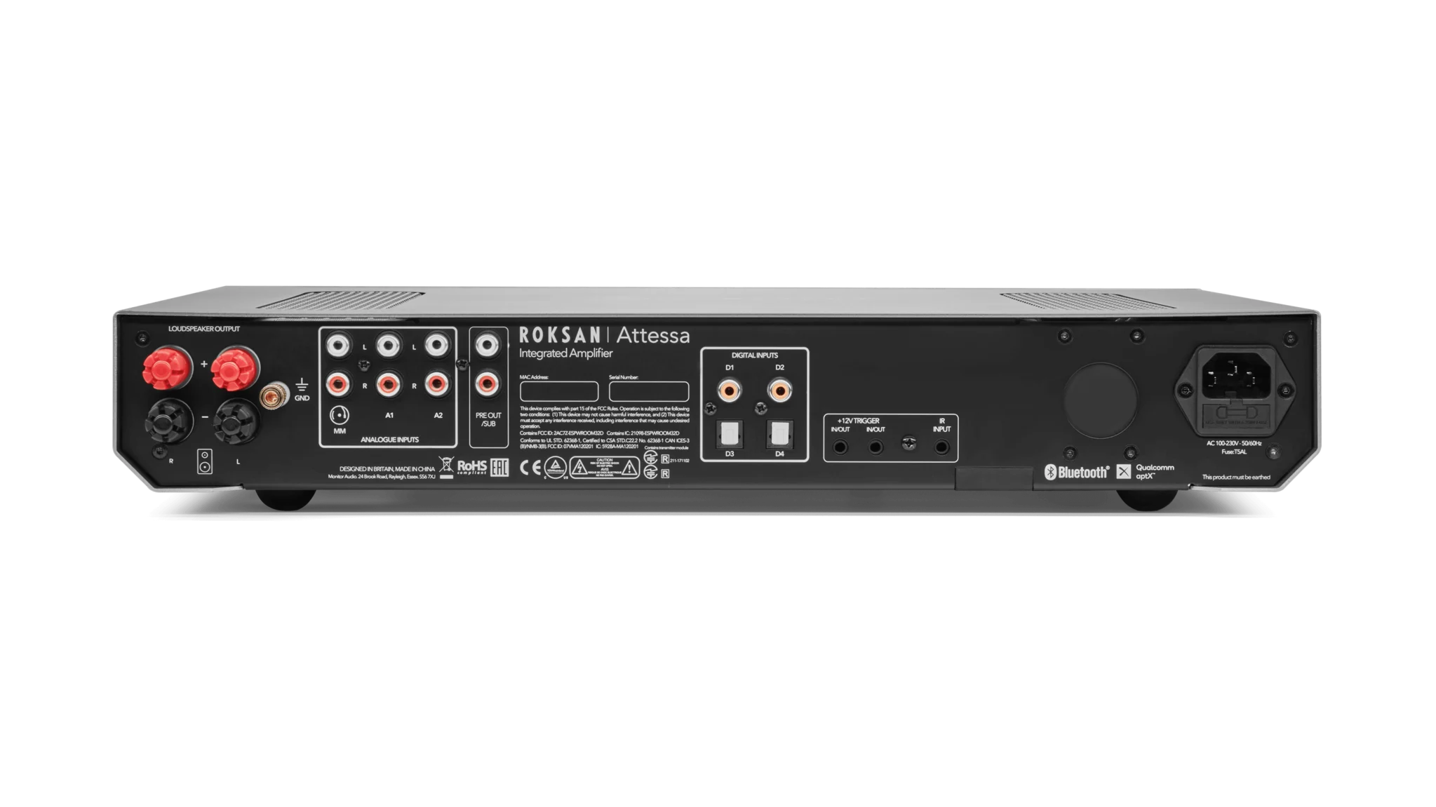 Roksan Attessa Integrated Amplifier Black – Image 2