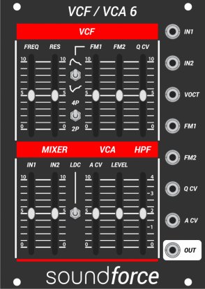 SOUNDFORCE VCF/VCA 6 Gris